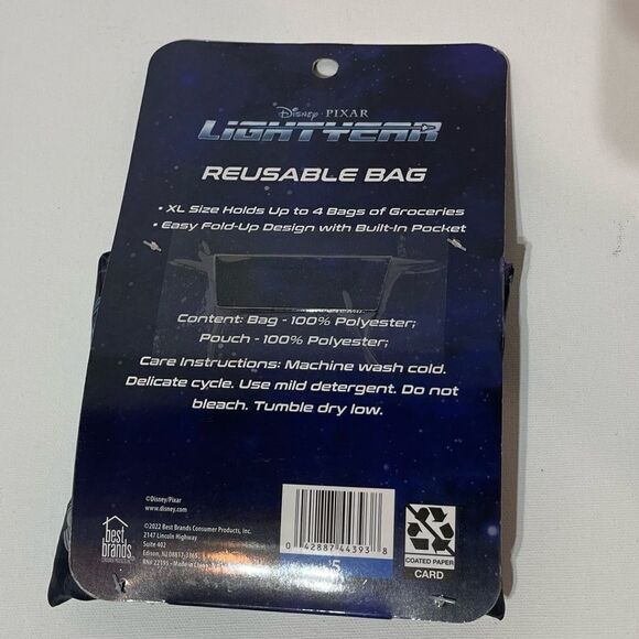 Disney Buzz Lightyear Reusable Bag, Tablecloth and Coasters NWT - Picture 8 of 10